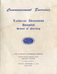 Lutheran Deaconess Hospital School of Nursing, 1959 Commencement Exercises