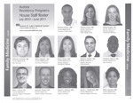 Aurora Residency Programs House Staff Roster, 2010-2011 by Advocate Aurora Health