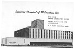 Lutheran Hospital of Milwaukee, Inc. East Wing Grand Celebration Dinner, 1970