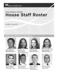 Aurora Residency Programs, House Staff Roster, 2014-2015