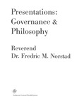 Presentations: Governance & Philosophy, 1972