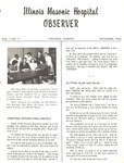 Illinois Masonic Hospital Observer, 1965, V1 N11, December by Advocate Health - Midwest