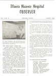 Illinois Masonic Hospital Observer, 1966, V2 N8, August by Advocate Health - Midwest