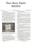 Illinois Masonic Hospital Observer, 1966, V2 N9, September