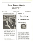 Illinois Masonic Hospital Observer, 1967, V3 N10, November