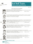 Medical Staff Topics, 1994 July