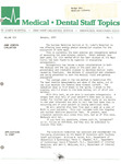 Medical-Dental Staff Topics, 1985, V19 N1, January
