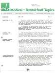 Medical-Dental Staff Topics, 1985, V19 N5, May