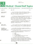 Medical-Dental Staff Topics, 1985, V19 N6, June