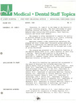 Medical-Dental Staff Topics, 1985, V19 N8, August
