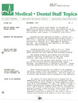 Medical-Dental Staff Topics, 1985, V19 N9, September
