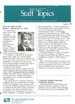 Medical-Dental Staff Topics, 1989 August by Advocate Health - Midwest