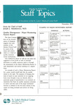 Medical-Dental Staff Topics, 1990 November by Advocate Health - Midwest