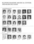 Illinois Masonic Medical Center House Staff, 1985-86 by Advocate Health - Midwest