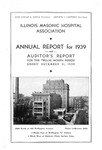 Illinois Masonic Hospital Association Annual Report and Auditor's Report, 1939 by Advocate Health - Midwest