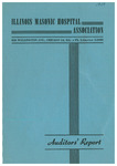 Illinois Masonic Hospital Association Auditor's Report, 1950 by Advocate Health - Midwest
