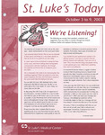 St. Luke's Today, 2003 Oct 3- 9