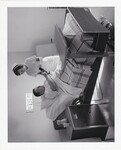 Patient learning to use bed controls, 1965 by Advocate Aurora Health