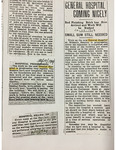 Hartford General Hospital contruction progress updates, 1919 October by Advocate Aurora Health