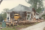 Demolition of the Gymnasium building, May 25, 1982