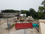 Demolition of Building 11, the old Dewey Center