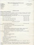 Milwaukee Sanitarium Foundation, Schedule of Rates, January 1, 1958