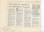 Remembrance Article on Curt Gardner, Milwaukee Sanitarium