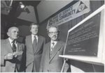 Lorton Building Dedication, April 1980. Dr Benjamin Bugbee, Mr. Gerald Schley and Dr. William Lorton