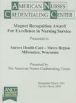 Magnet Award 2005 by Advocate Aurora Health