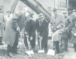 Mount Sinai Hospital groundbreaking for building A, men in foreground, 1953 by Advocate Aurora Health