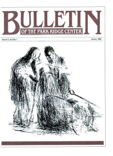 Bulletin of the Park Ridge Center, 1990, V5 N1, January