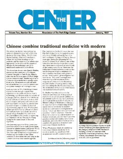 The Center, 1987, V2 N1, January