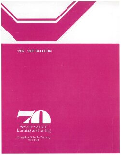 Evangelical School of Nursing Bulletin, 1982-1985
