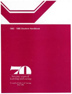 Evangelical School of Nursing Student Handbook, 1982-1985
