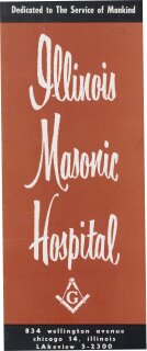 Illinois Masonic Hospital Pamphlet, 1955